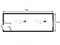Блок-контейнер 6м жилой для строительных объектов в Калинино